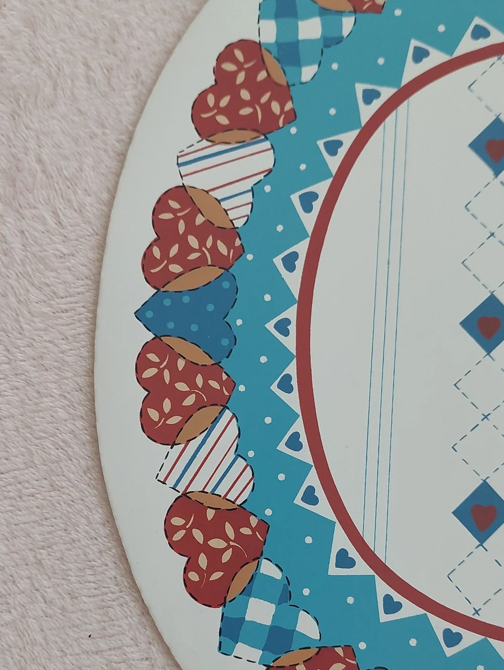 Set of 6 Vintage HOME Teddy Bear Vinyl Placemats NWT
